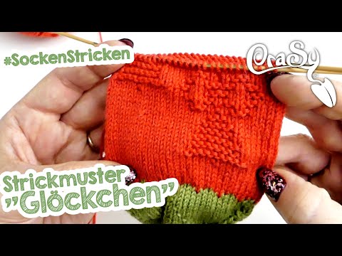 Sock pattern Christmas bell Christmas socks KAL Part 2