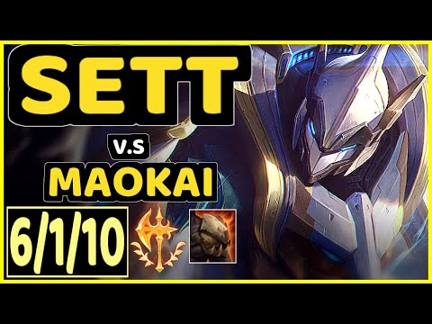 YANG (SETT) vs MAOKAI - 6/1/10 KDA TOP CHALLENGER GAMEPLAY - BR