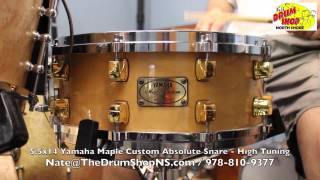 Video thumbnail for Yamaha Maple Custom Snare 5.5x14 - The Drum Shop North Shore by Nate Morrison Drums