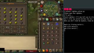 Oldschool Runescape Lightbox Solver