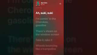 M.I.A - Bad Girls #lyrics #viral #badgirls #mia #spotify #fypシ