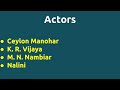 Vamsa Vilakku 1984 Movie IMDB Rating Review Complete Report Story Cast