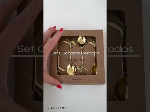 Set Cucharas Doradas