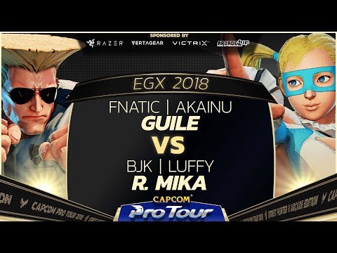 FNATIC | Akainu (Guile) vs BJK | Luffy (R. Mika) - EGX 2018 - Top 8 Losers Quarters - CPT 2018