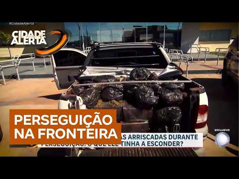 Fronteira em Alerta: Motorista em posse de drogas tenta despistar polícia durante perseguição no MS
