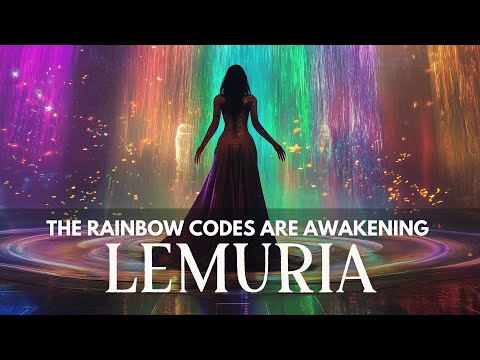 LEMURIAN RAINBOW Lightcodes | SEVEN Sacred Flames Meditation with Whale & Swan Guardians