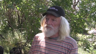 Police told Chris if he didn't move his tent where he was living for 3 years he would go to jail.