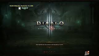 D3 15Sept2025 EU- Season 36 Start Use Soul Shards, 1103 CoE 197%, 1112 Ancient 65% Dawn, 1120 GR 90