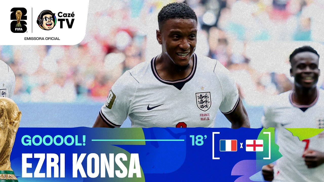 ELES QUEREM O PÓDIO! KONSA DE CABEÇA FAZ O SEGUNDO DA INGLATERRA CONTRA A FRANÇA