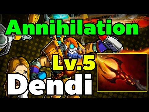 Dendi Annihilation Tinker Very High Skill Dagon Lv.5!!