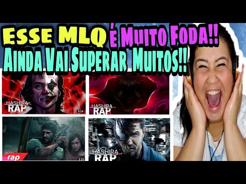 REACT Rap Do Eddie e Venom Gothan Em Festa, Joel e Ellie (The Last Of Us) e Halloween  |HASHI RAPS|