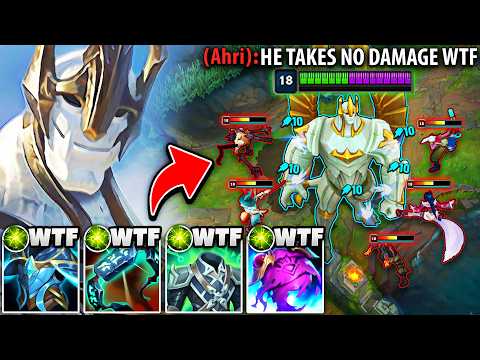 The enemies picked all Mages, so I stacked 750 MR on Galio (400,000 DAMAGE TANKED)