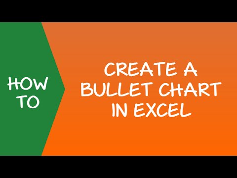 How to Create a Bullet Chart in Excel