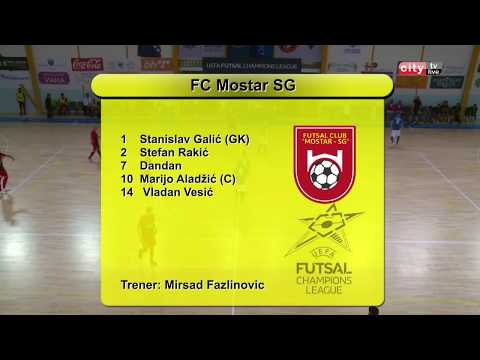 Highlights Mostar SG - JB Futsal Gentofte (3-1) 01.09.2018