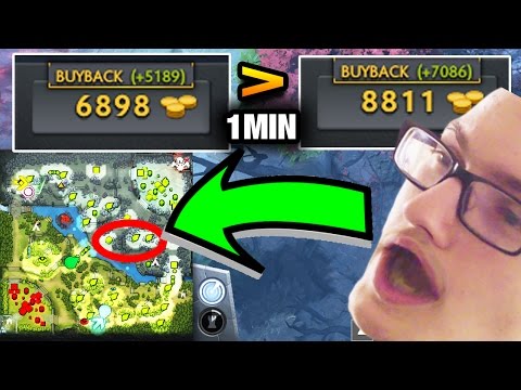 EZ Gold & FREE WARD ALL MAP in DOTA 7.05 [Treant] by Miracle