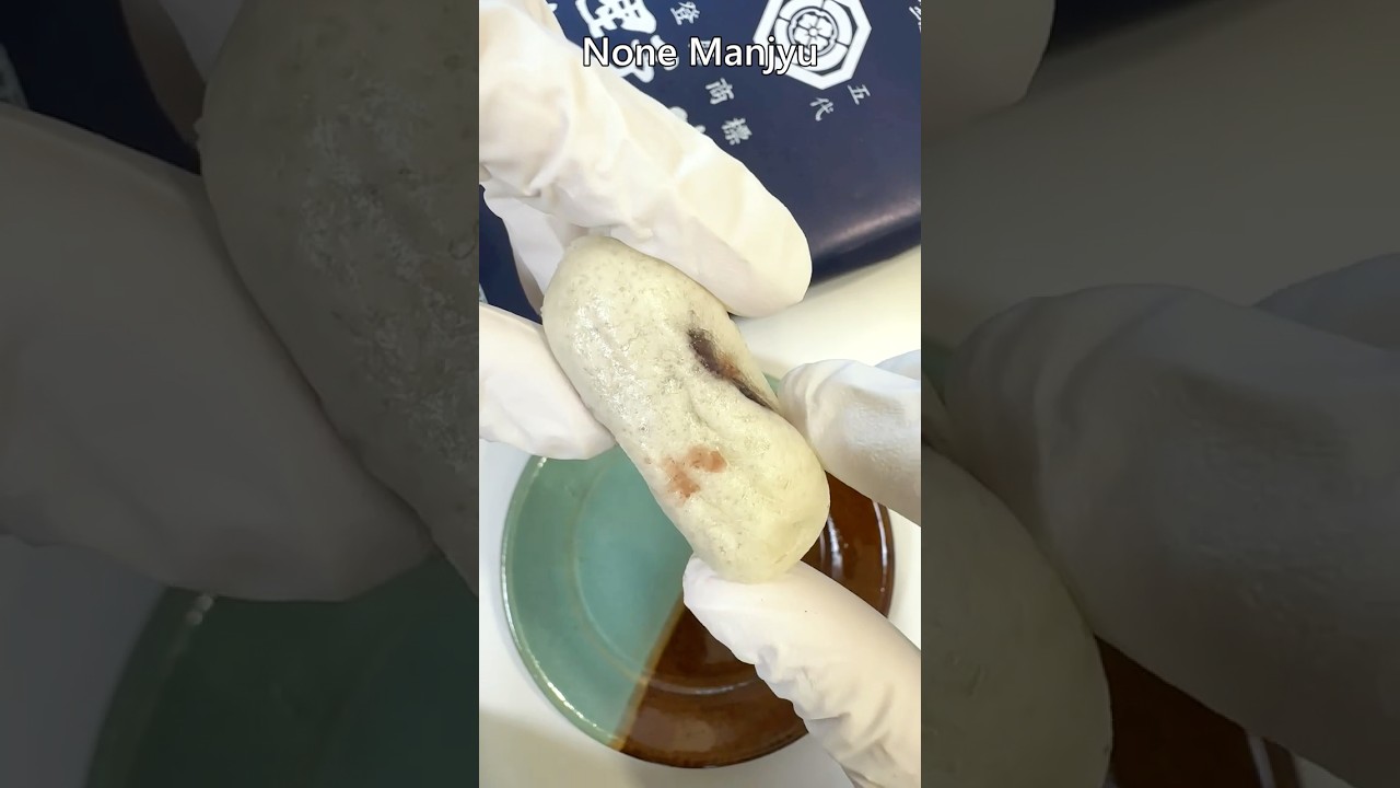 🎧The Texture of Japan | Wagashi ASMR Kochi Manjyu, Noneman  #shorts #asmr #asmrwagashi