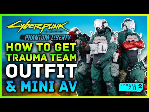 Cyberpunk 2077 - How To Get The SECRET Trauma Team Armor Set & Apartment Reward!