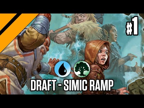 Simic Ramp - AFR Draft Climb to Mythic | MTG Arena