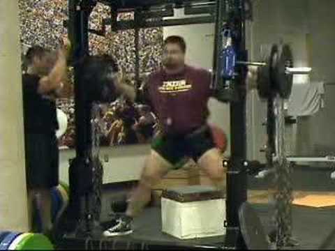 Box Squats Chains