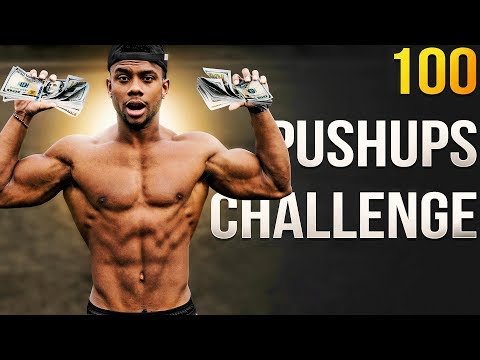 100 Pushups In a Row For $100 Challenge!