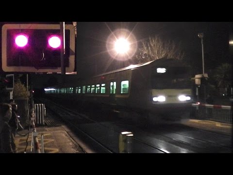 Level Crossing - Sandymount Station in Dublin, Ireland
