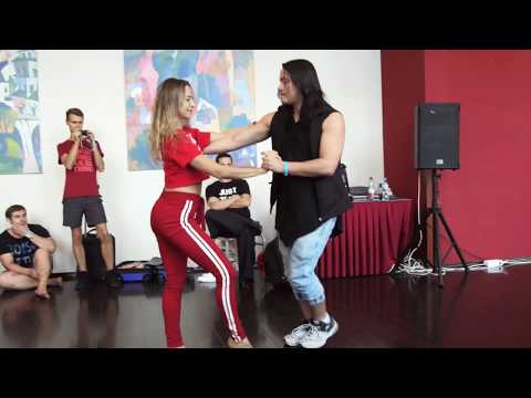 Mafie Zouker & Anna Russa - neo zouk demo at Russian Zouk Congress 2018