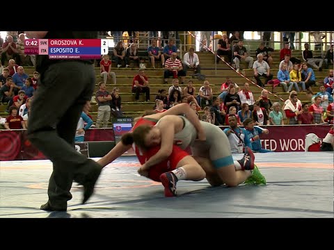 Repechage WW - 63 kg: E. ESPOSITO (ITA) df. K. OROSZOVA (SVK) by TF, 13-2
