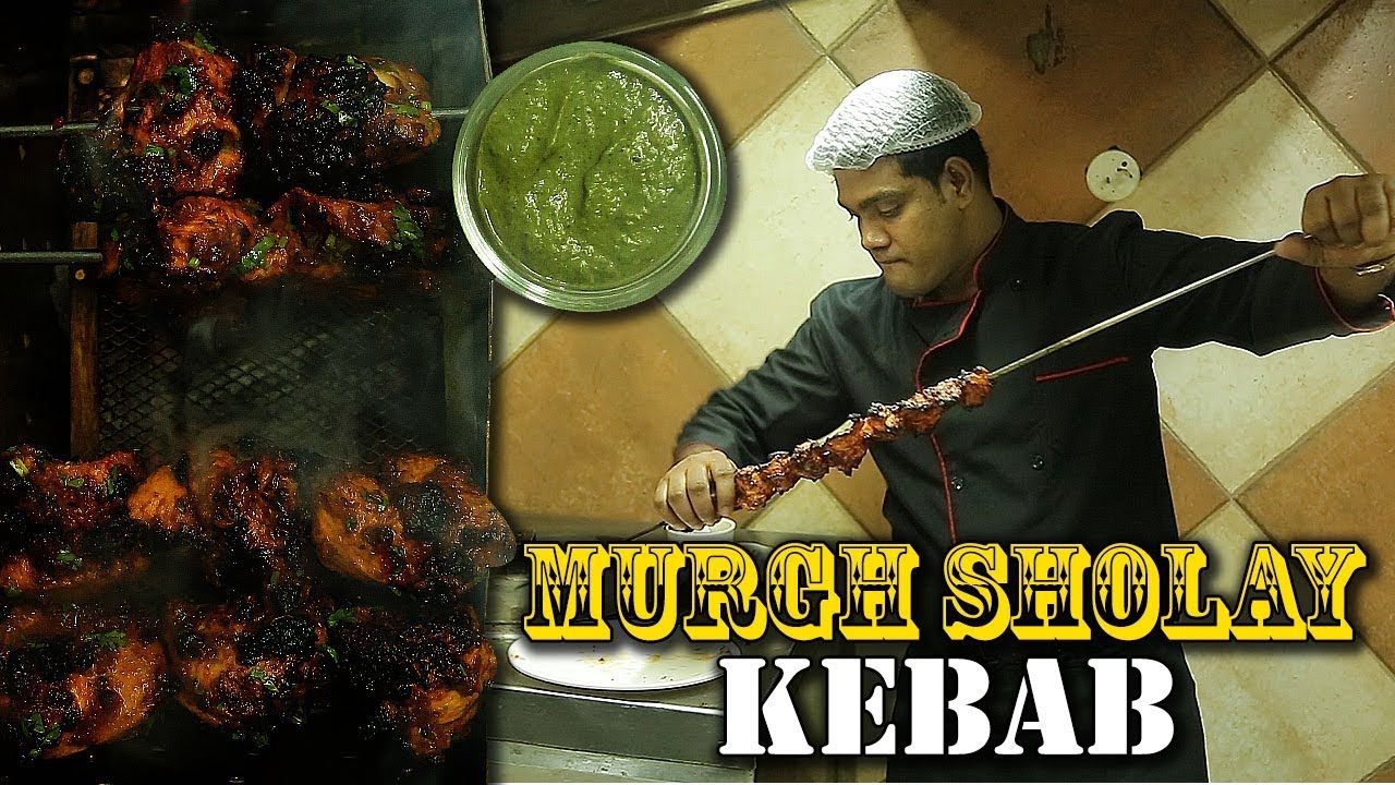 How to make Chicken Sholay Kebab Recipe | Sholay Kebab | Yummy Street Food |