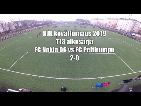 HJK kevätturnaus 2019 T13 alkusarja FC Nokia 06 vs FC Peltirumpu
