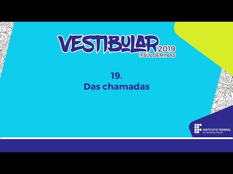 Vestibular 2019 IFSULDEMINAS - Edital em LIBRAS - #19