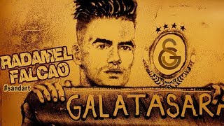 Radamel Falcao Sand Art ● Welcome to Galatasaray 2019