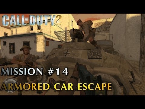 Call of Duty 2 - Mission #14 - Armored Car Escape (British Campaign) (Veteran)