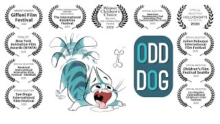 Odd Dog | Official 2D Animated Short Film | greyscale animation