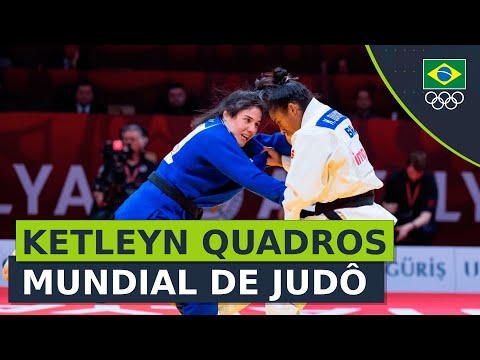 Ketleyn Quadros (63kg) vence Barbara Timo (Portugal) na estreia I MUNDIAL DE JUDÔ DOHA 2023