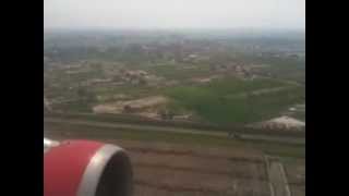 preview picture of video 'Air Asia Landing Medan Kuala Namu - PK-AXD'