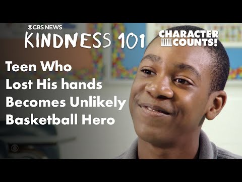 Overcoming Adversity - Teen who lost his hands becomes unlikely basketball hero