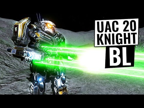KNIGHT WITH SHINING UAC20! - Black Knight Partisan Build - Mechwarrior Online 2018 MWO - TTB