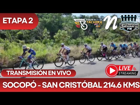 ETAPA 2 VUELTA AL TÁCHIRA 2026 | SOCOPÓ - SAN CRISTÓBAL 214.6 KILÓMETROS | TRANSMISIÓN EN VIVO 🔴🎙?