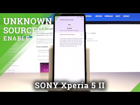 How to Allow Unknown Sources in SONY Xperia 5 II – Download Apps from Unknown Sources