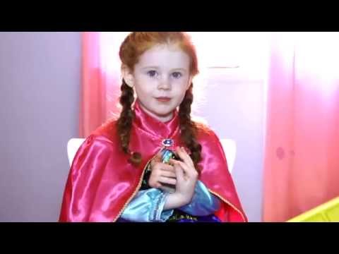 REAL LIFE ANNA FROM FROZEN BIRTHDAY PARTY Video