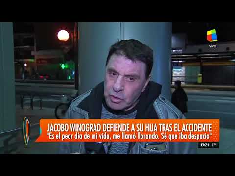La hija de Jacobo Winograd se metió en contramano y atropelló a 4 personas