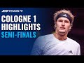 Zverev, Auger-Aliassime Set Showdown! | Cologne 1 2020 Semi-Final Highlights