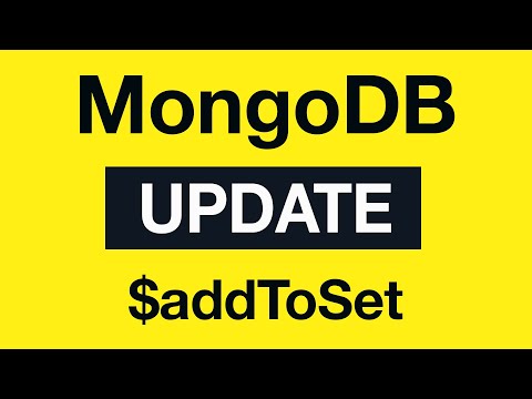 MongoDB Update Queries 16 addToSet