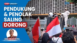 Dugaan Kecurangan Pemilu 2024, Sejumlah Elemen Saling Dorong saat Geruduk Bawaslu RI Jakarta Pusat