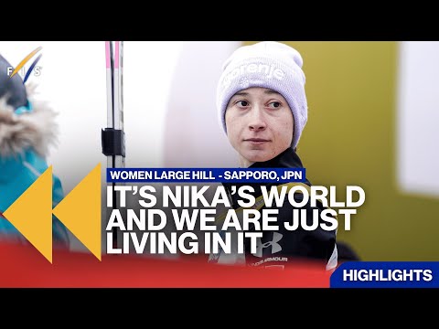 Her 13th individual win this season, world cup win is within the reach!| Highlights |FIS Ski Jumping