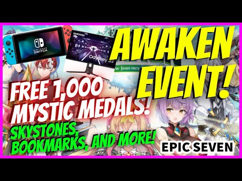 [Epic Seven] FREE Skystones, Bookmarks, Mystic Medals, and More! (AWAKEN Pre-Registration EVENT!)