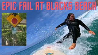 Epic Fail Surfing Black’s Beach: 2hr Parking? 😤