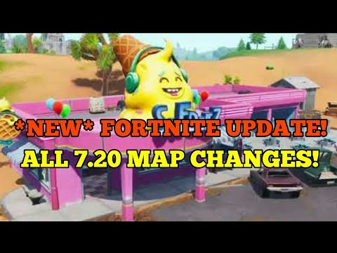 *NEW* "FORTNITE UPDATE" - ALL 7.20 MAP CHANGES!