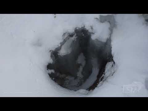 02-18-2021 Fallsville, AR - Historic Winter Storm Freezes Waterfall Completely Through