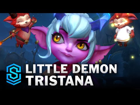 Little Demon Tristana Wild Rift Skin Spotlight